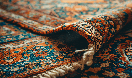 波斯地毯旧古董复古