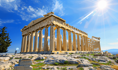 希腊雅典古建筑