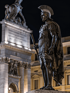 罗马未知士兵维托里亚诺宫夜景