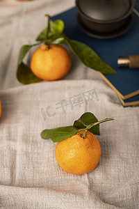 水果橘子摄影照片_一颗水果橘子中式风格图片