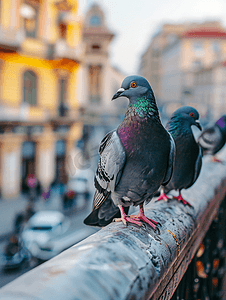 城市中的鸽子数量正在增长