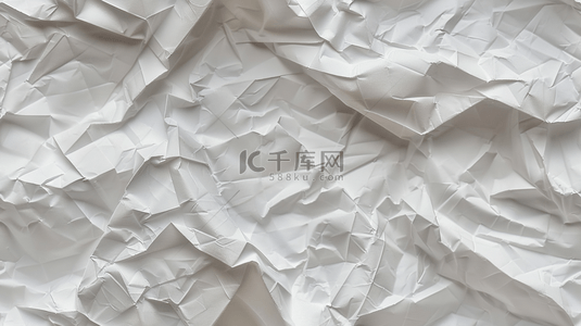 简约白色折纸简单褶皱的背景图