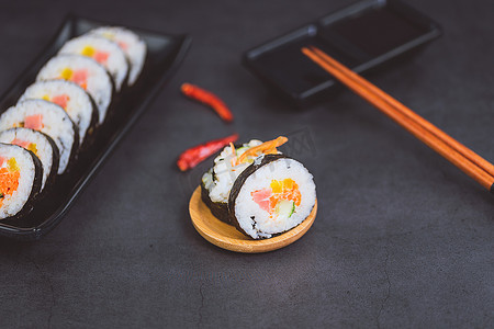 料理素材摄影照片_料理美食寿司素材