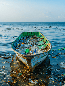 垃圾塑料垃圾水海洋清洁船