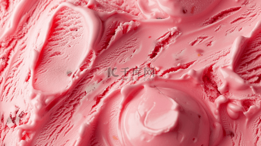 粉色夏天草莓西瓜冰淇淋泥纹理设计图