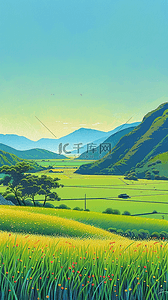 油田风光背景图片_阿勒泰风光旅游夏季牧场草场风景壁纸背景