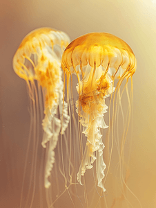 太平洋荨麻水母水下