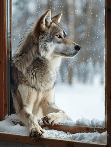 窗外的狼