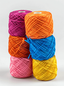彩色编织缝纫线