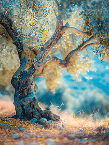 希腊克里特岛橄榄树