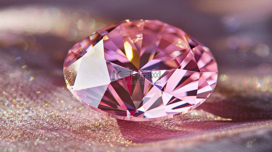 钻石会员背景图片_粉色钻石璀璨合成创意素材背景