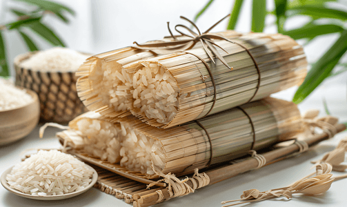 竹节烤糯米