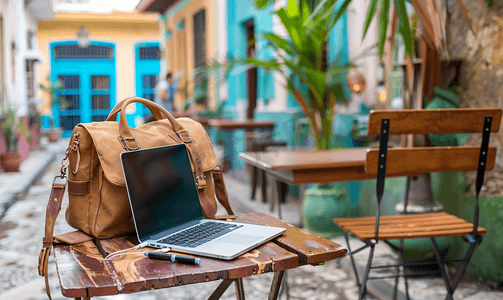 古巴研究背景与记事本笔记本电脑和背包教育理念