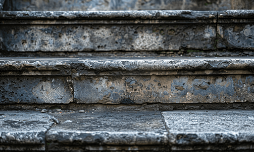 街道上的台阶建筑细节肮脏的台阶