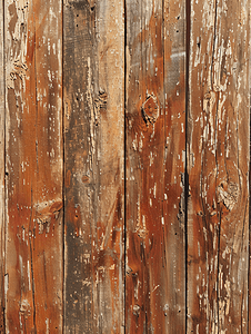 旧棕色木板的自然彩绘复古背景特写