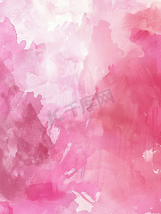 粉红色柔和的颜色画染色水彩抽象背景