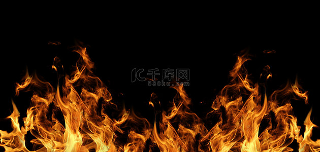 加绒白色火焰背景图片_火焰火苗黑色简约大气海报背景
