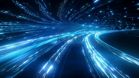 蓝色光速路径科技粒子高速粒子图片