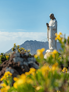 加那利群岛特内里费岛救世主耶稣基督雕像
