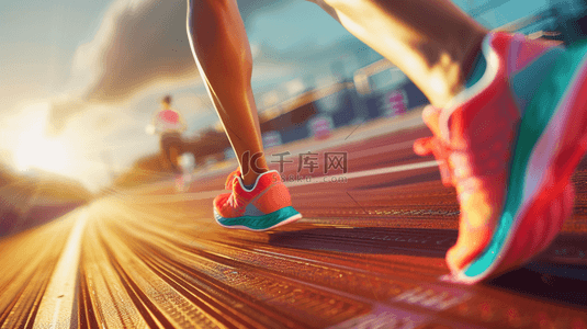 田径锦标赛背景图片_奥运会田径运动短跑奔跑运动员背景