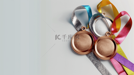 奥运会体育比赛奖项奖章奖牌背景