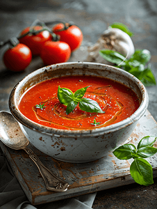 新鲜自制番茄汤