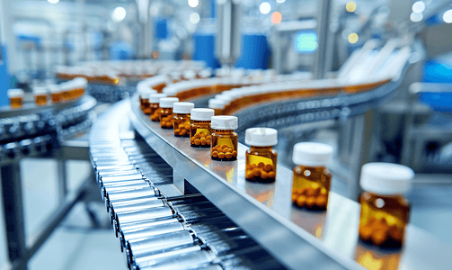 现代化制药企业生产线