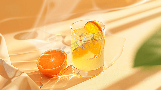 夏季饮品橙汁摄影12