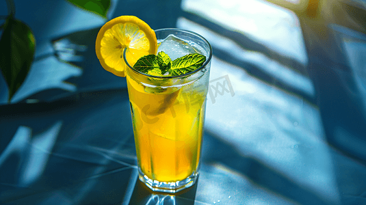 夏季饮品柠檬汁摄影7