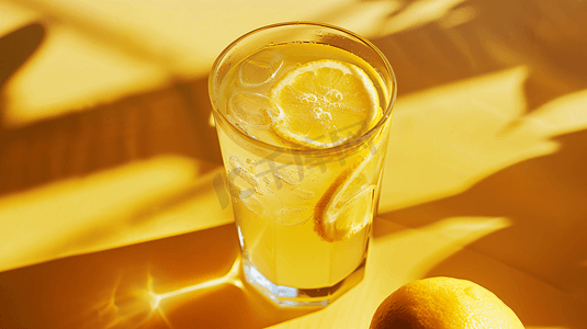 夏季饮品柠檬汁摄影12