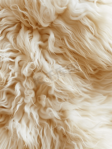 白色柔软羊毛质地背景棉羊毛浅天然羊毛特写质地白色蓬松毛皮羊毛与米色色调毛皮与精致的桃色