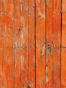 橙色旧木材纹理背景