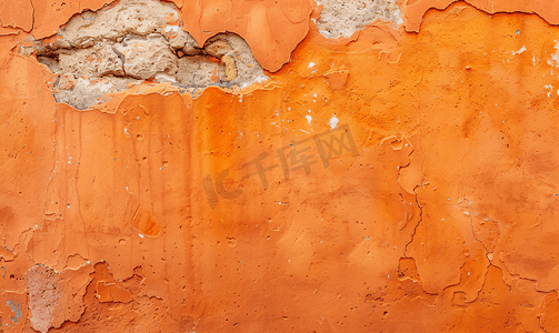 巴利阿里群岛伊维萨岛橙色墙壁纹理