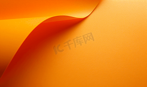 橙色纸纹理表面