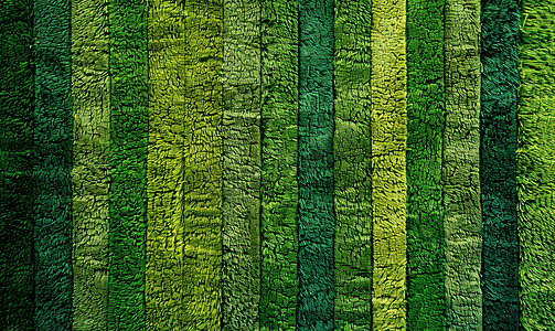 绿色条纹地板合成地毯的无缝纹理