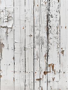 白色斑驳摄影照片_有破裂的油漆背景纹理的老白色木墙