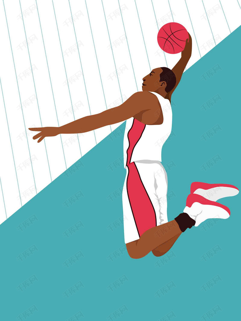 青少年俱乐部篮球培训招募学员海报背景模板背