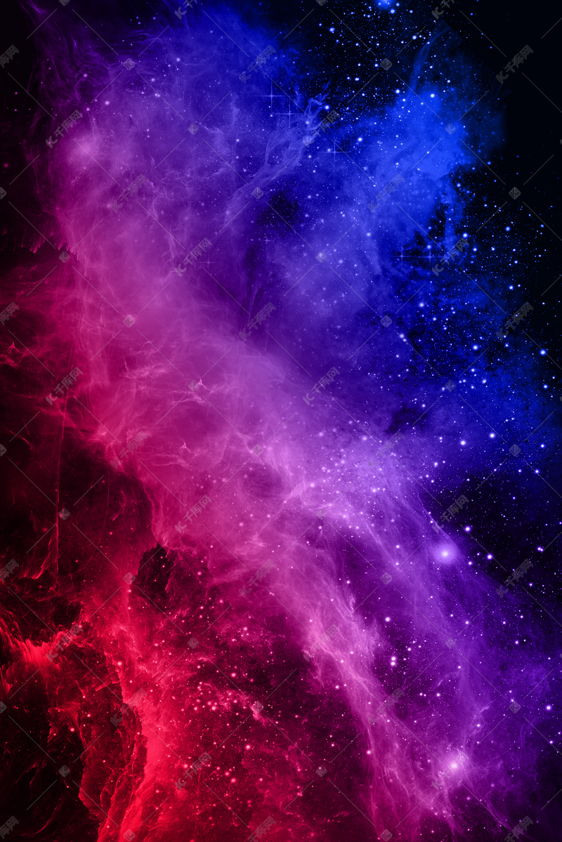 唯美梦幻星空大气宇宙背景图片免费下载 海报banner Psd 千库网 图片编号