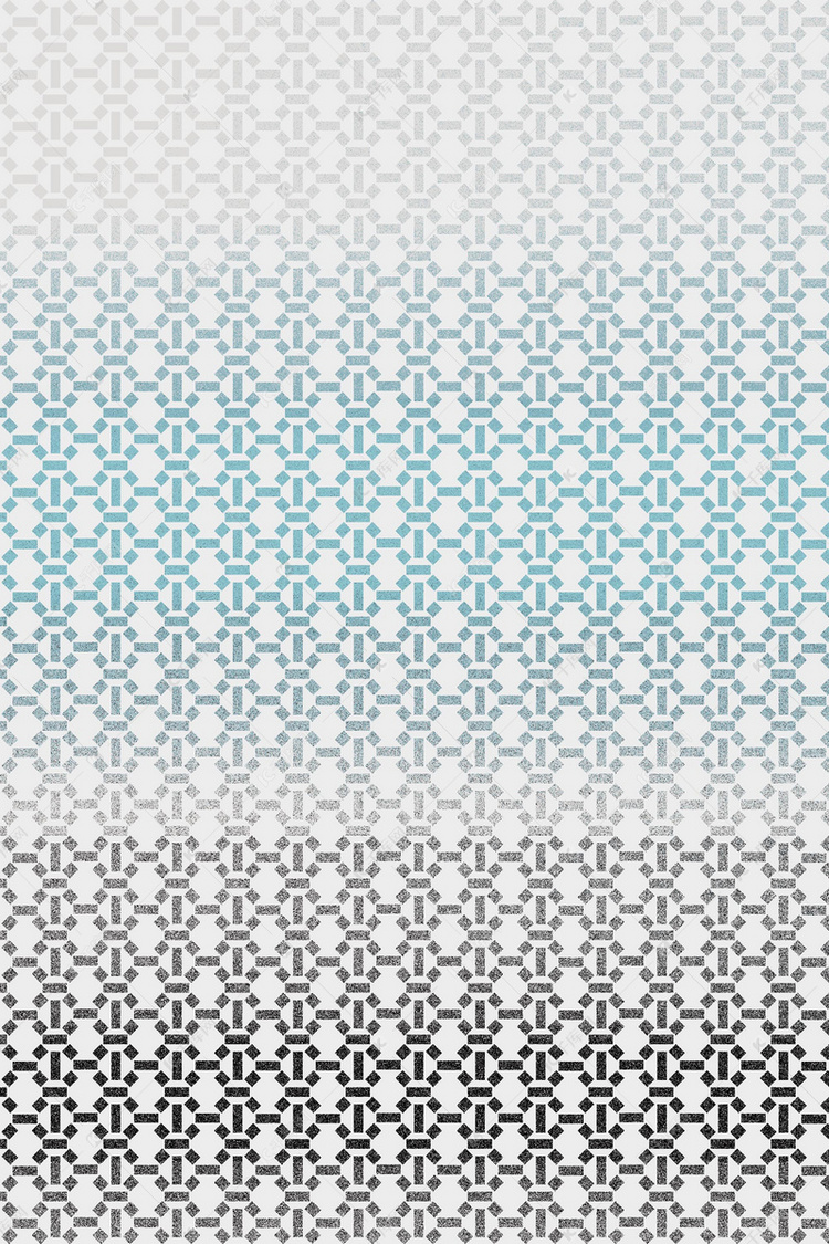 简约几何渐变形状印花家居地毯图案