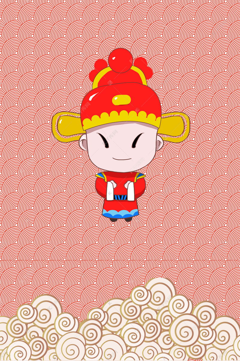 红色中国风金榜题名psd分层h5背景素材