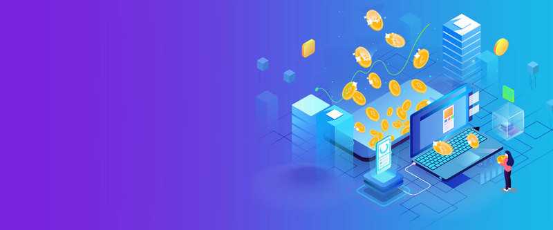 2.5d互联网金融区块链科技宣传banner