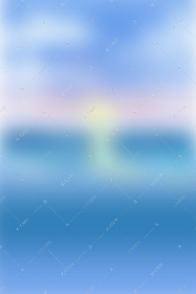 蓝色渐变朦胧手机端h5背景