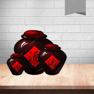 酒坛背景图_素材_图片-千库网