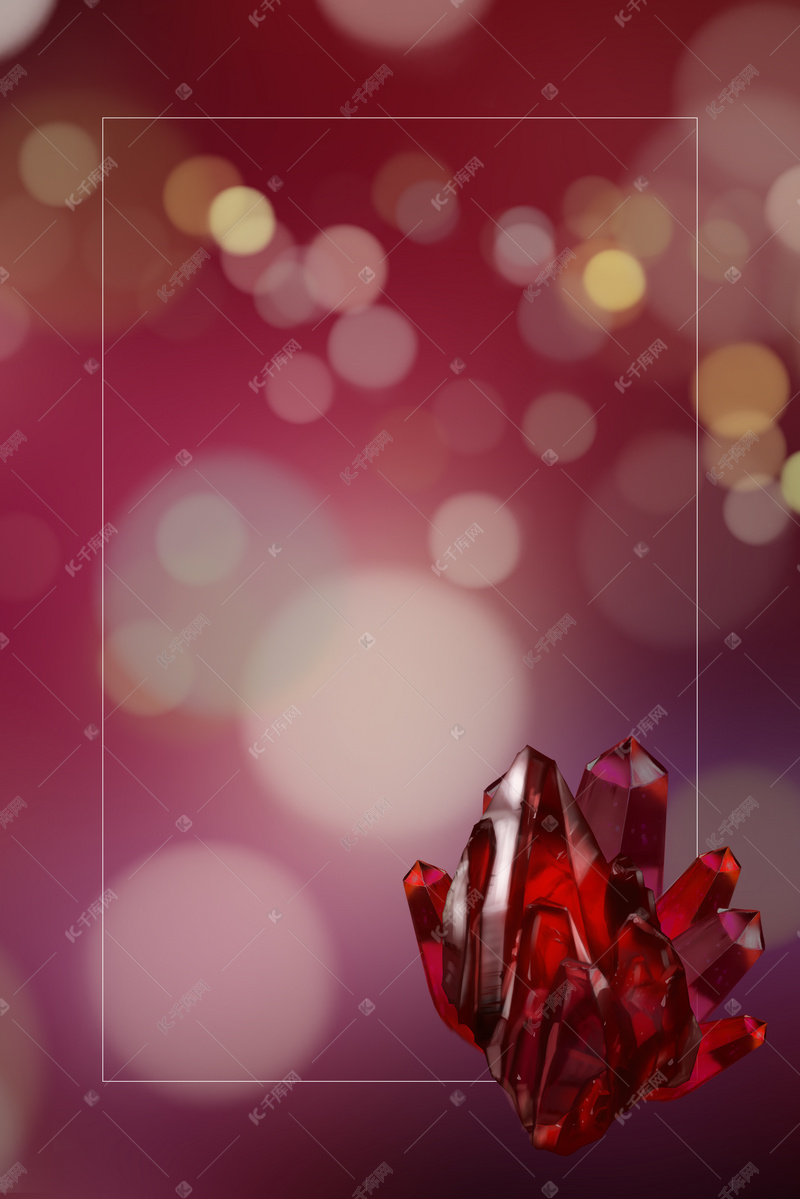 璀璨梦幻银饰宝石饰品海报背景素材素材背景图片免费下载-千库网