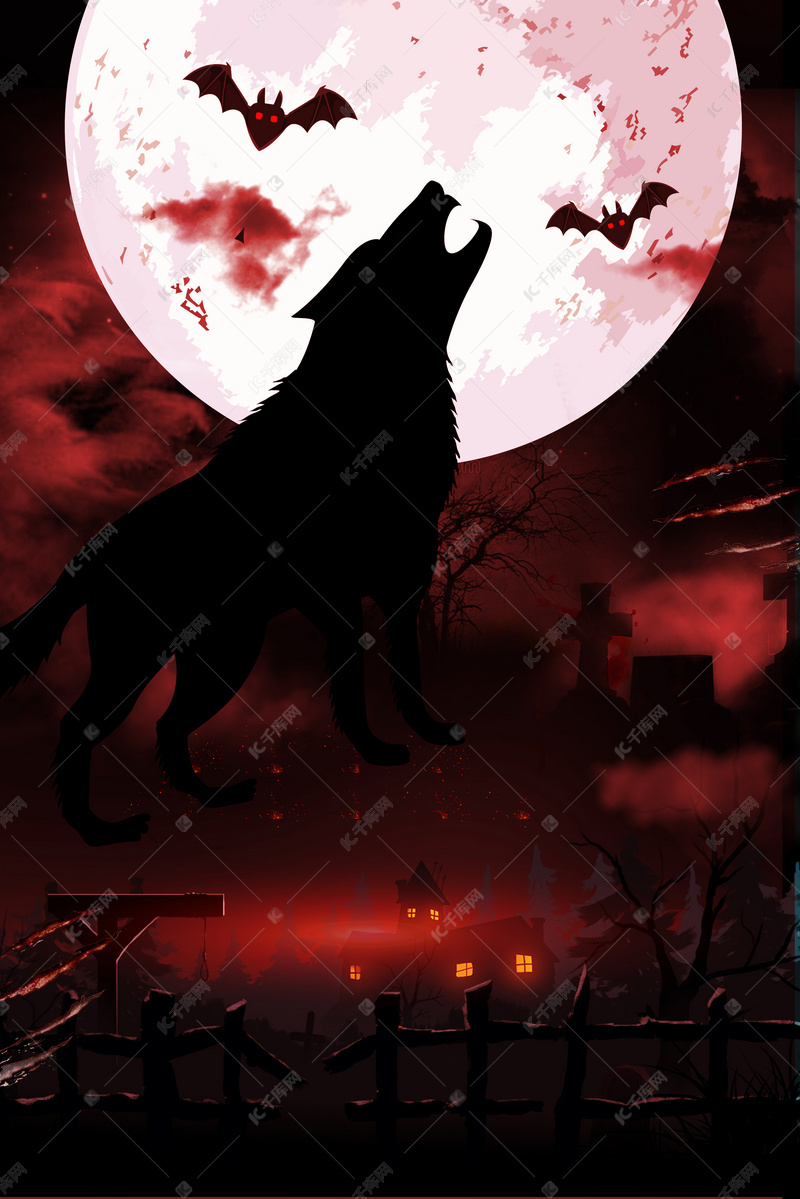 室内桌游狼人杀游戏背景