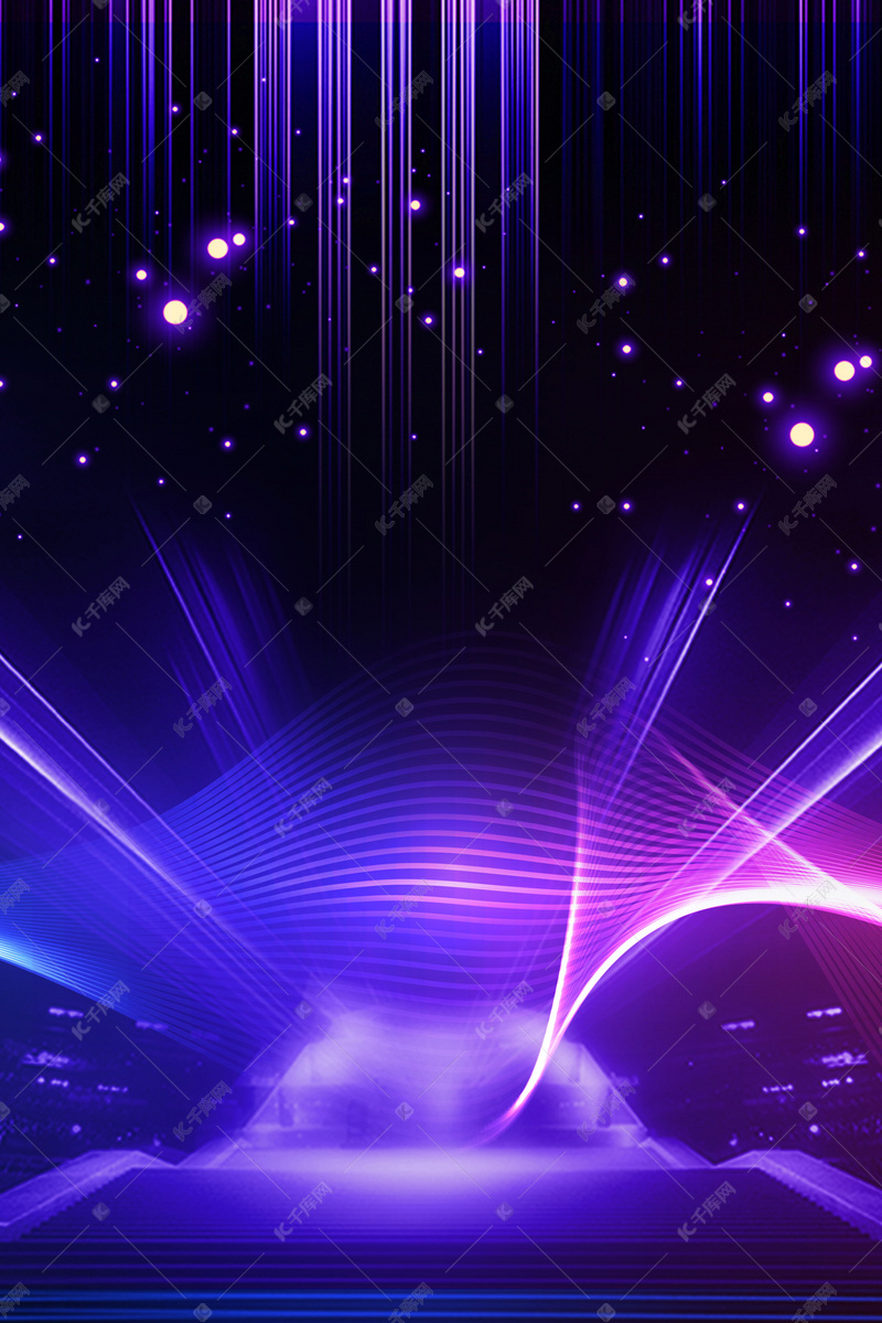 商务蓝色简约风海报banner背景图片免费下载-千库网