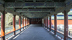 北京皇家祭祀祈福场所天坛长走廊摄影图