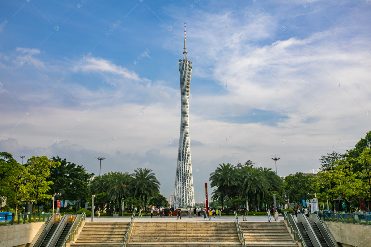 地标建筑广州塔摄影图高清摄影大图-千库网