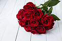 玫瑰花束摄影图