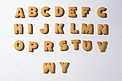 饼干拼音字母摄影图